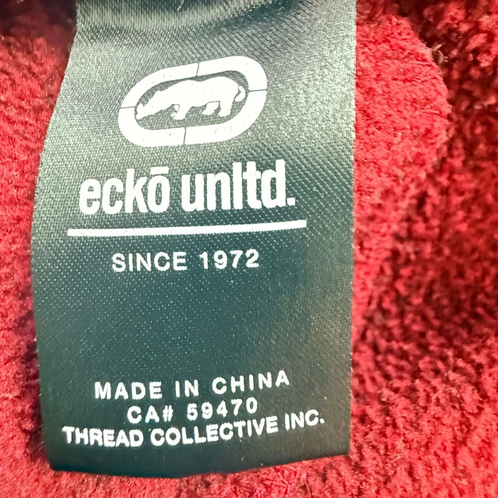 Ecko Unltd Maroon Logo Joggers Men’s Large - Picture 6 of 9